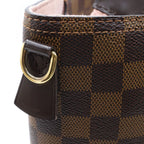 Louis Vuitton Damier Jersey Magnolia Tote Shoulder Bag Leather Brown Pink — view 7