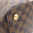 Louis Vuitton Damier Jersey Magnolia Tote Shoulder Bag Leather Brown Pink — view 6