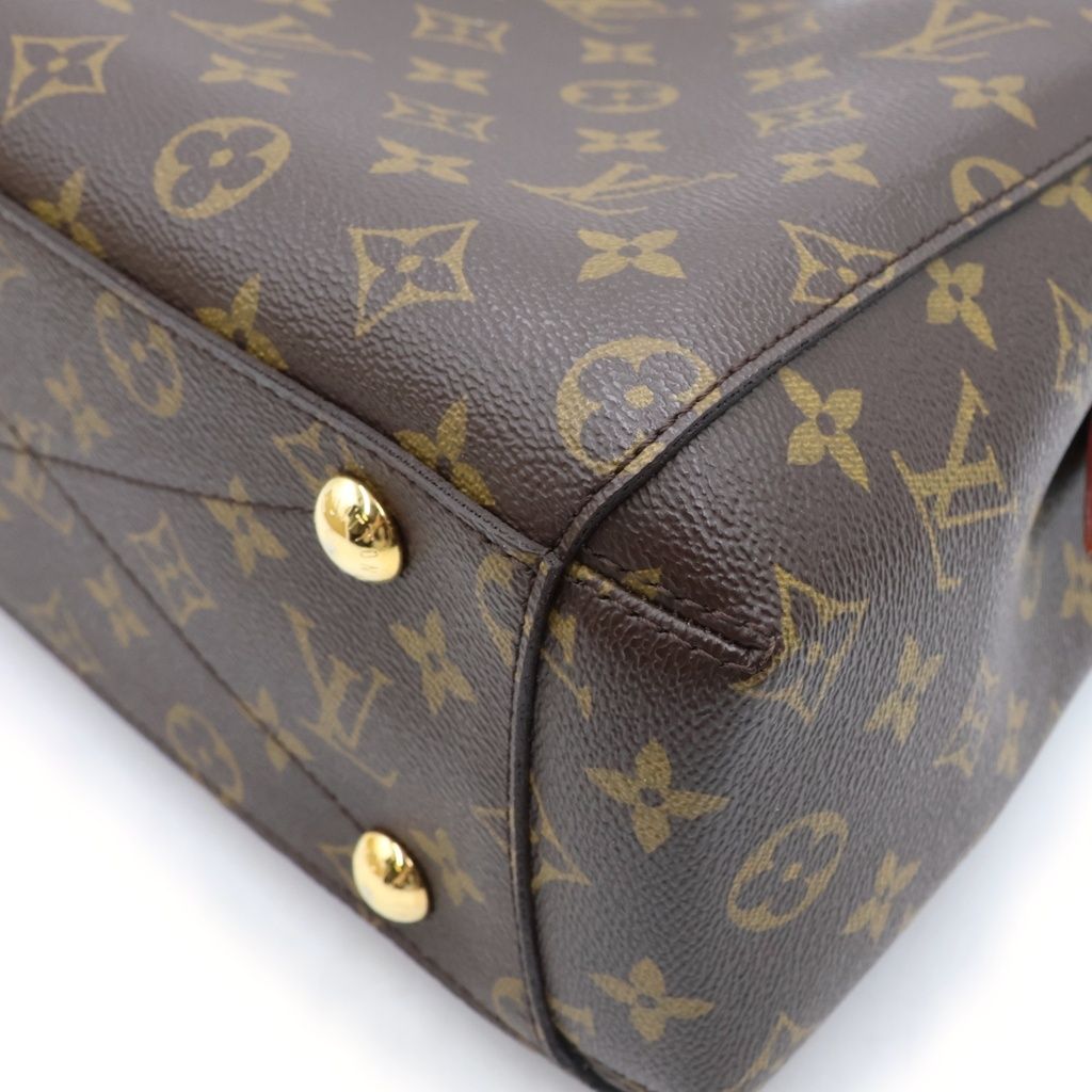 Louis Vuitton Monogram Montaigne BB Leather 2-Way Shoulder Bag Brown — view 5
