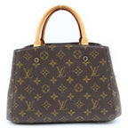 Louis Vuitton Monogram Montaigne BB Leather 2-Way Shoulder Bag Brown — view 2