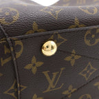 Louis Vuitton Monogram Montaigne BB Leather 2-Way Shoulder Bag Brown — view 6