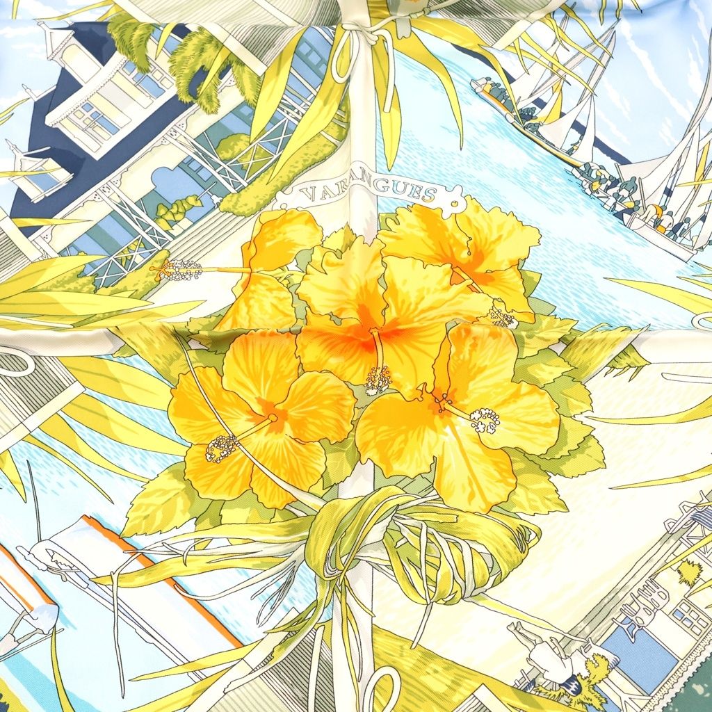 Hermes Carre 90 Varangues Balcony Silk Scarf Multi — view 4