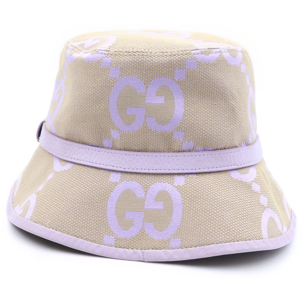Gucci Jumbo GG Bucket Hat Beige Hapt — view 2