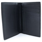 Bottega Veneta Intrecciato Bifold Card Case Business Wallet Black Nero Leather — view 4