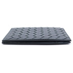 Bottega Veneta Intrecciato Bifold Card Case Business Wallet Black Nero Leather — view 3