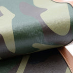 Celine Couffin Large Camouflage Pattern Shoulder Bag Tote Khaki Brown — view 6