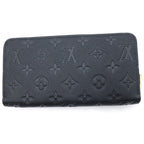 Louis Vuitton Monogram Empreinte Zippy Wallet Black Leather — view 2
