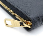 Louis Vuitton Monogram Empreinte Zippy Wallet Black Leather — view 5