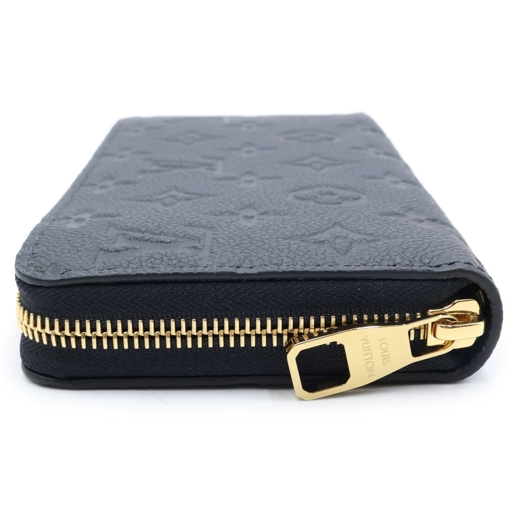 Louis Vuitton Monogram Empreinte Zippy Wallet Black Leather — view 3