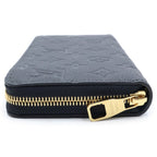 Louis Vuitton Monogram Empreinte Zippy Wallet Black Leather — view 3
