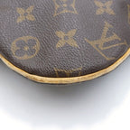 Louis Vuitton Monogram Pochette Bosphore Shoulder Bag Brown Leather Gold — view 5