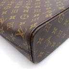 Louis Vuitton Monogram Luco Tote Bag Brown Leather Gold — view 6