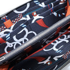 Hermes Azap Silkin Long Silk'in Long Round Zip Wallet Black — view 4