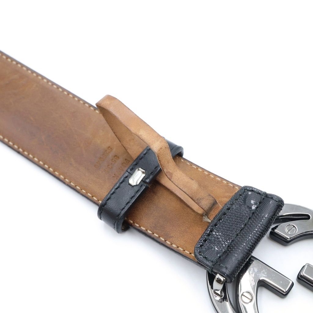 Gucci Interlocking G Leather Belt Black — view 5