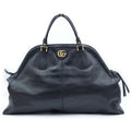 Gucci GG Marmont Liber 2-Way Shoulder Bag Black Leather