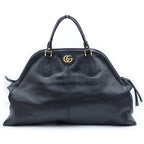 Gucci GG Marmont Liber 2-Way Shoulder Bag Black Leather