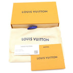 Louis Vuitton Monogram Pochette Cles Coin Purse Brown Leather — view 6