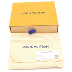 Louis Vuitton Monogram Eclipse Portefeuille Multiple Bifold Wallet Black Leather — view 6