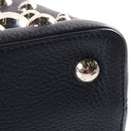 Louis Vuitton Metal Dot Capucines MM 2-Way Shoulder Bag Black Leather Silver — view 6