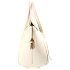 Celine Little Luggage 2-Way Shoulder Bag Ivory White Grained Calfskin Gold — view 3