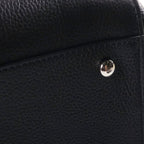 Chanel Neo Executive Tote 2-Way Shoulder Bag Black Leather Silver — view 6