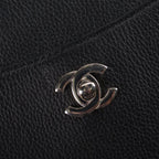 Chanel Neo Executive Tote 2-Way Shoulder Bag Black Leather Silver — view 7