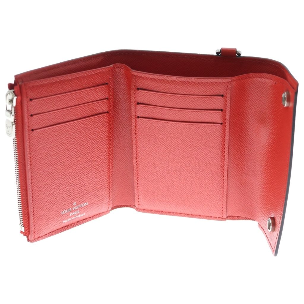 Louis Vuitton Supreme Chain Compact Wallet Epi — view 4