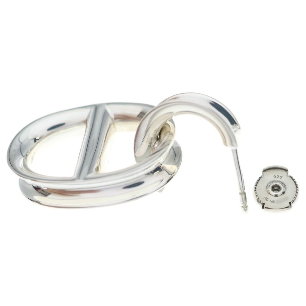 Hermes Chaine D'ancre Reponse Earrings Silver — view 5