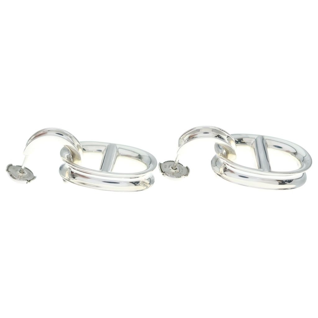 Hermes Chaine D'ancre Reponse Earrings Silver — view 4
