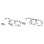 Hermes Chaine D'ancre Reponse Earrings Silver — view 4