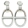 Hermes Chaine D'ancre Reponse Earrings Silver