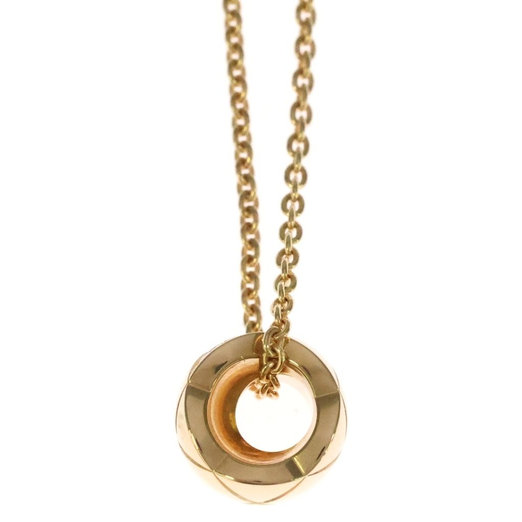 Chanel Coco Crush Collection Pave Diamond Pendant Chain Yellow Gold — view 4