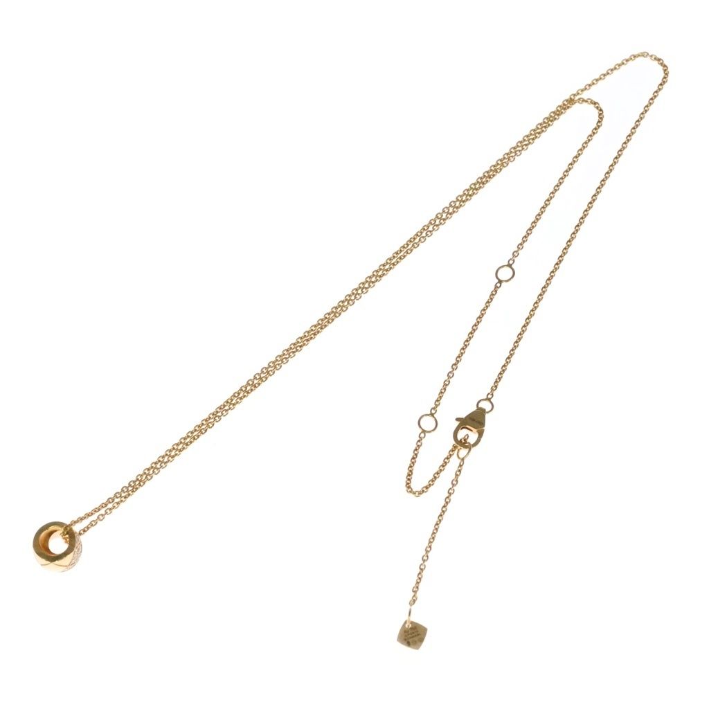 Chanel Coco Crush Collection Pave Diamond Pendant Chain Yellow Gold — view 2