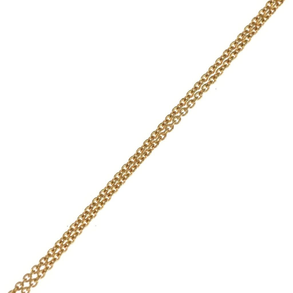 Chanel Coco Crush Collection Pave Diamond Pendant Chain Yellow Gold — view 3