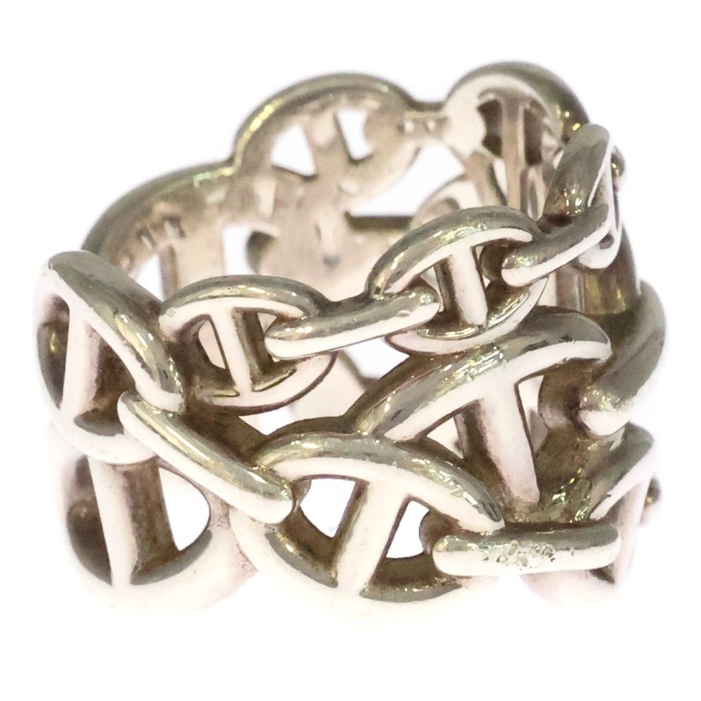 Hermes Chaine D'ancre Enchainee GM Ring Silver — view 3