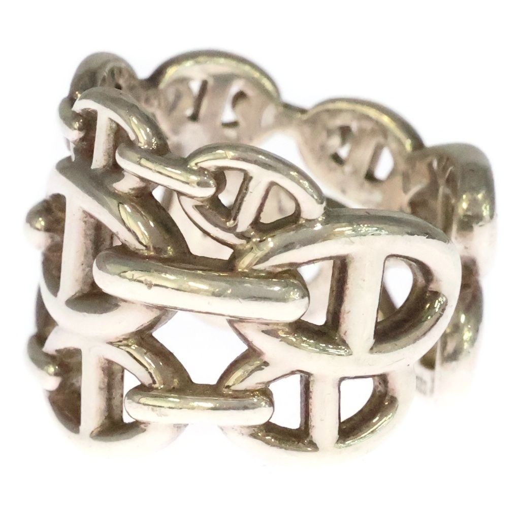 Hermes Chaine D'ancre Enchainee GM Ring Silver — view 4