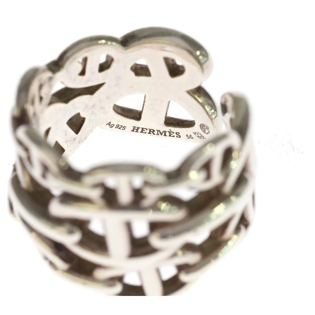 Hermes Chaine D'ancre Enchainee GM Ring Silver — view 5