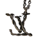 Louis Vuitton LV Snake Pendant Logo Silver — view 3