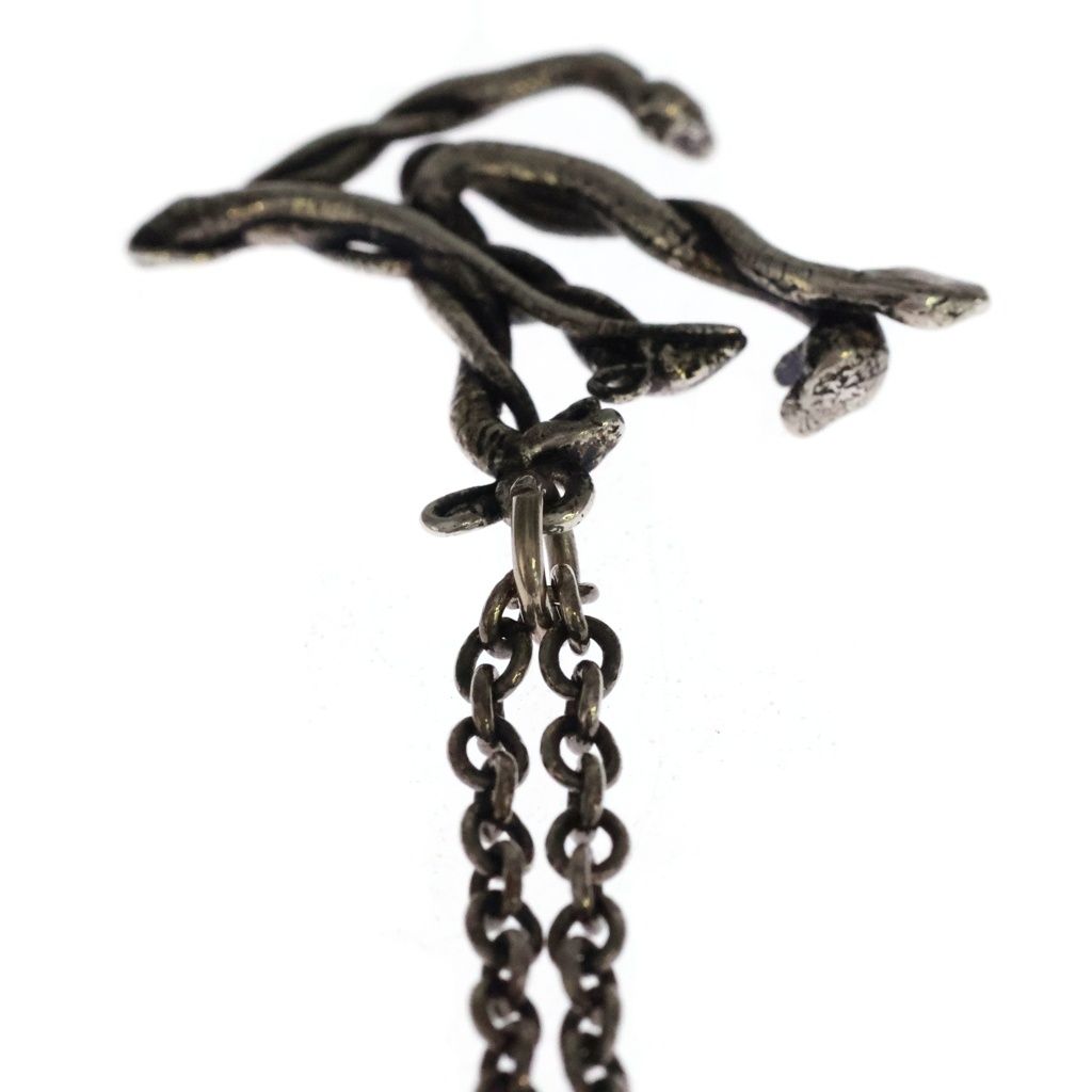 Louis Vuitton LV Snake Pendant Logo Silver — view 6
