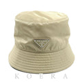 Prada Re-Nylon Bucket Hat Desert Beige