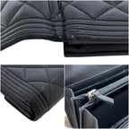 Chanel Bifold Wallet Boy Lambskin CC Logo Black Quilted