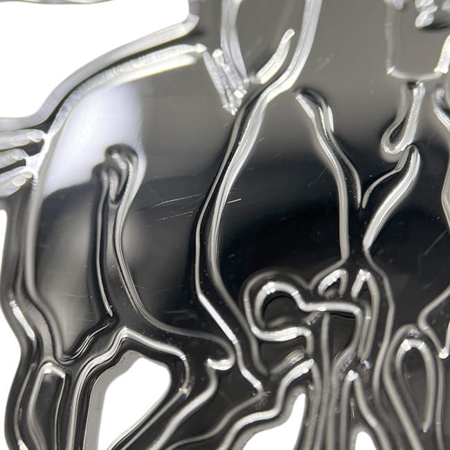 Hermes Scarf Ring Pegasus Metal Silver