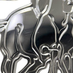 Hermes Scarf Ring Pegasus Metal Silver