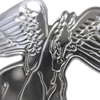 Hermes Scarf Ring Pegasus Metal Silver