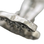 Chanel Earrings CC Logo 07 Metal Rhinestone Silver — view 6
