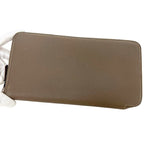 Hermes Zip Around Wallet Azap Silk'in Veau Epsom Etoupe Beige