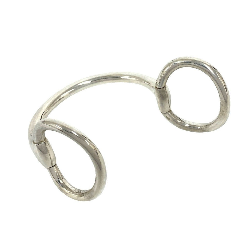 Hermes Nausicaa Bangle 925 Sterling Silver Bracelet — view 4