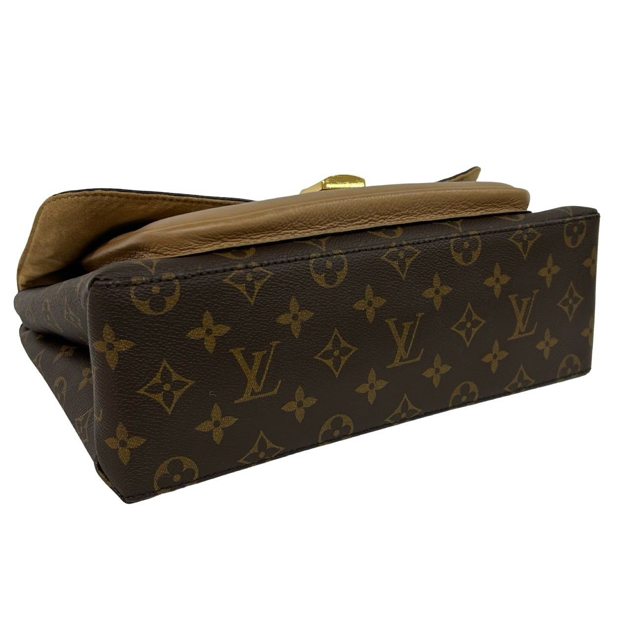 Louis Vuitton Marignan Monogram Leather 2-Way Shoulder Bag Brown — view 7