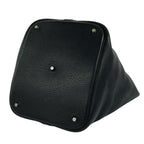 Hermes Bag with Key Picotin Lock GM Taurillon Clemence Leather Handbag Black — view 8