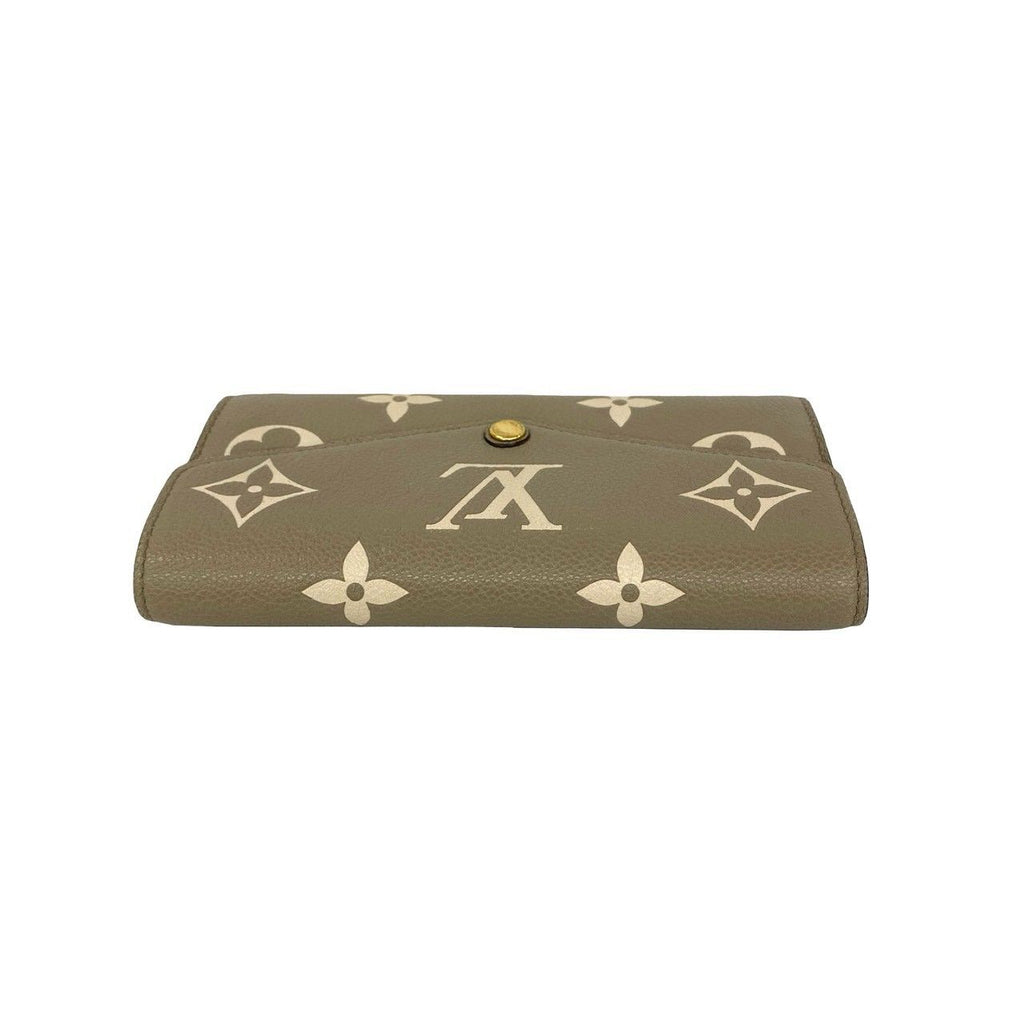 Louis Vuitton Portefeuille Sarah NM Monogram Empreinte Leather Wallet Beige — view 3